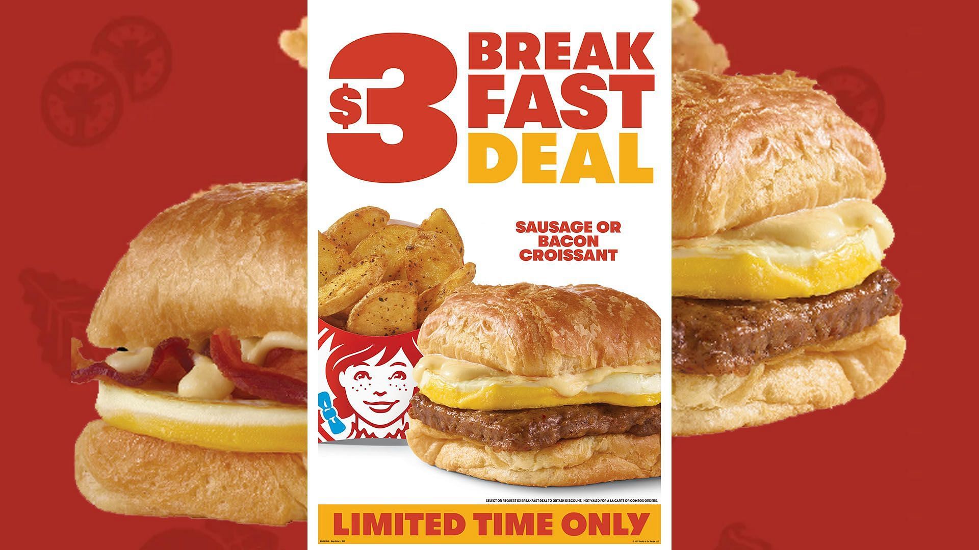 Wendy's 3 Breakfast Deal Release date, products, calories, and