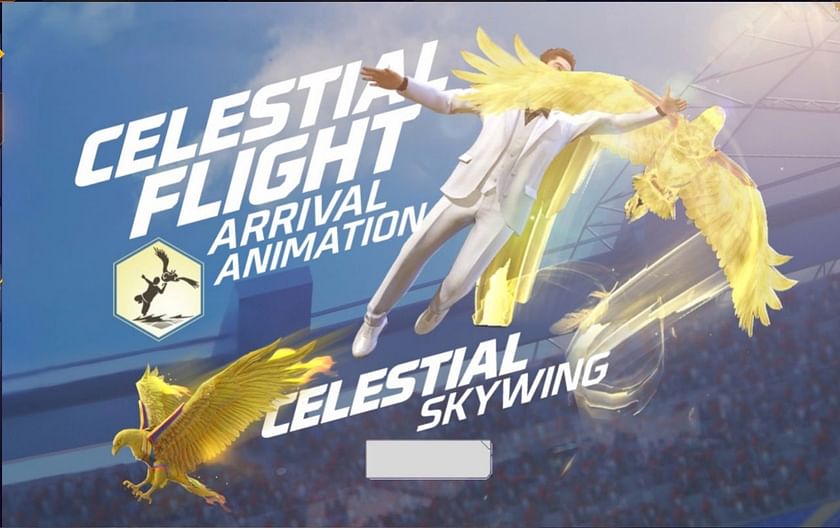 Garena Free Fire - New items added to Faded Wheel! Get the Celestial Flight  Arrival Animation and Celestial Skywing today! Arrive in style with these  shiney new items. Available till 29th Oct! #