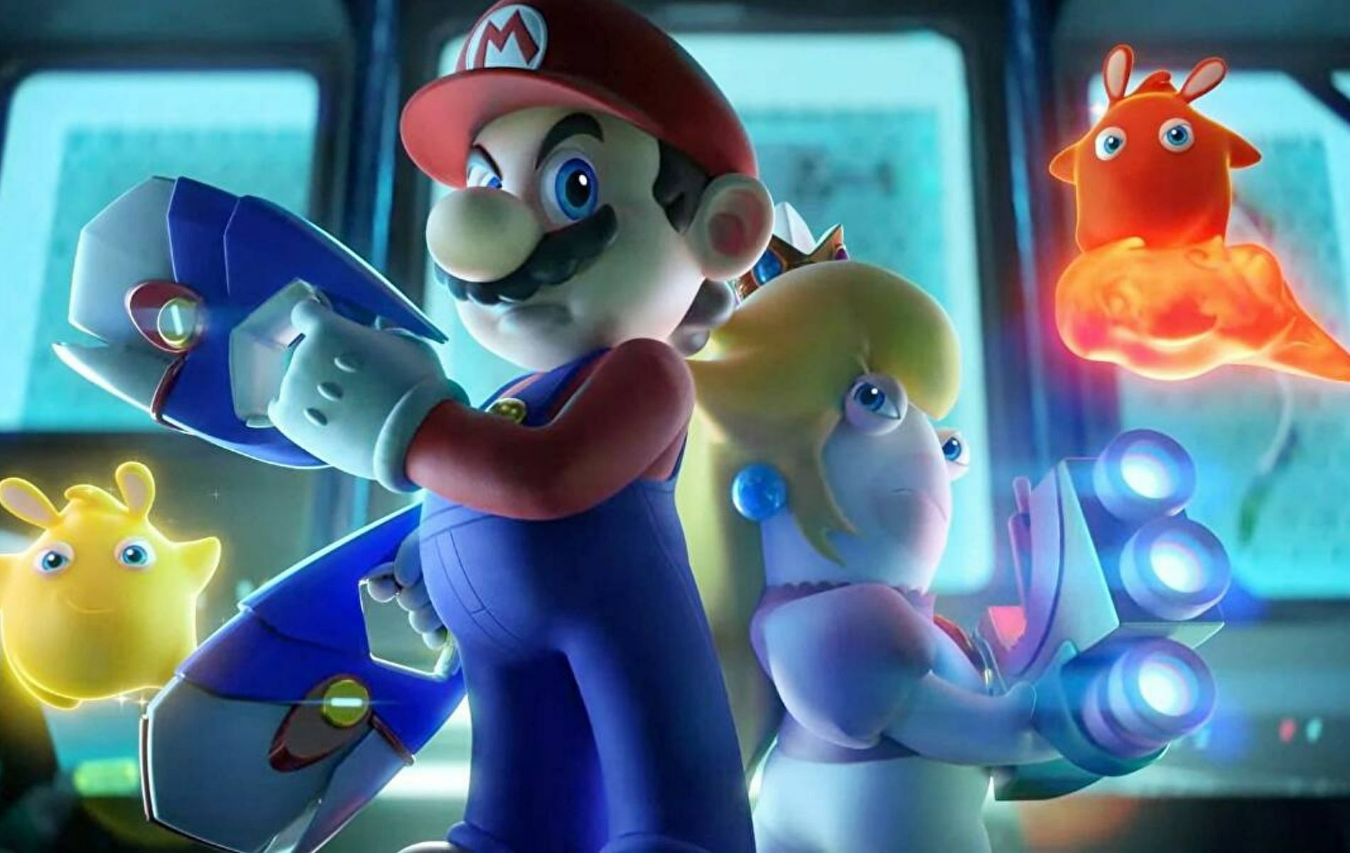 Saving your game progression in Mario + Rabbids Sparks of Hope (Image via Nintendo)