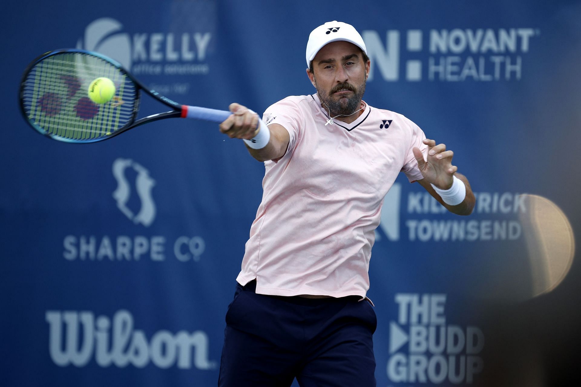 Steve Johnson at the 2022 Winston-Salem Open.