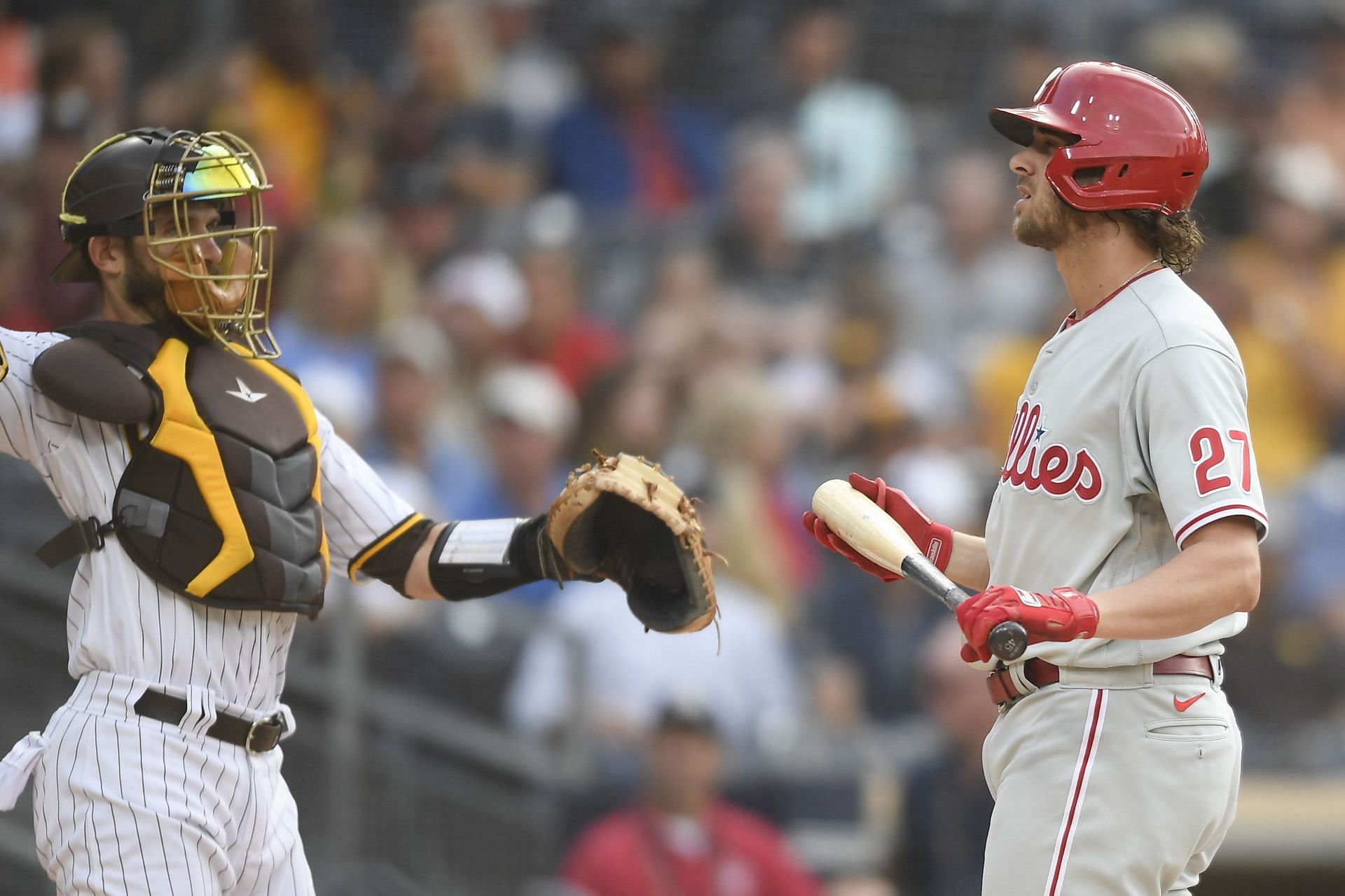 Padres' bats go silent against Phillies in NLCS opener