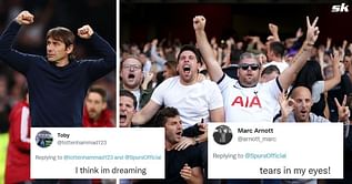 “Conte Ball is alive”, “Tears in my eyes” – Tottenham fans delighted as Antonio Conte offers rare chance to 2 players in starting line-up for game against Brighton