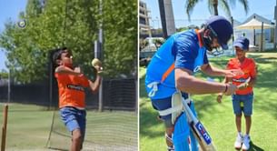 T20 World Cup: [WATCH] 11-year-old fan stuns Rohit Sharma with his smooth bowling action