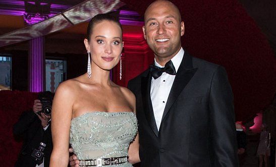Derek Jeter's wife Hannah, kids make rare public appearance as they sweetly  support his Hall of Fame induction