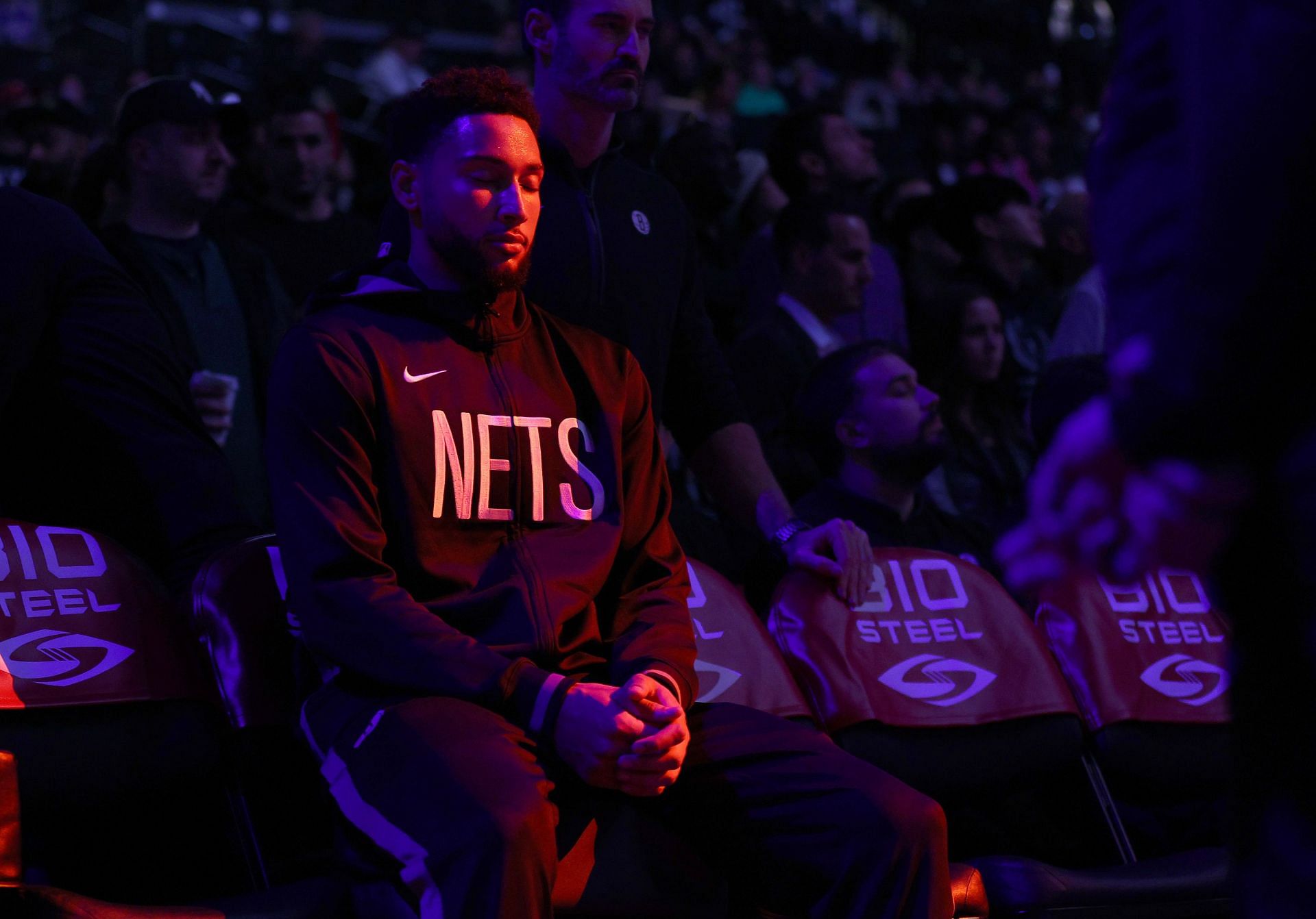 Ben Simmons during player introductions