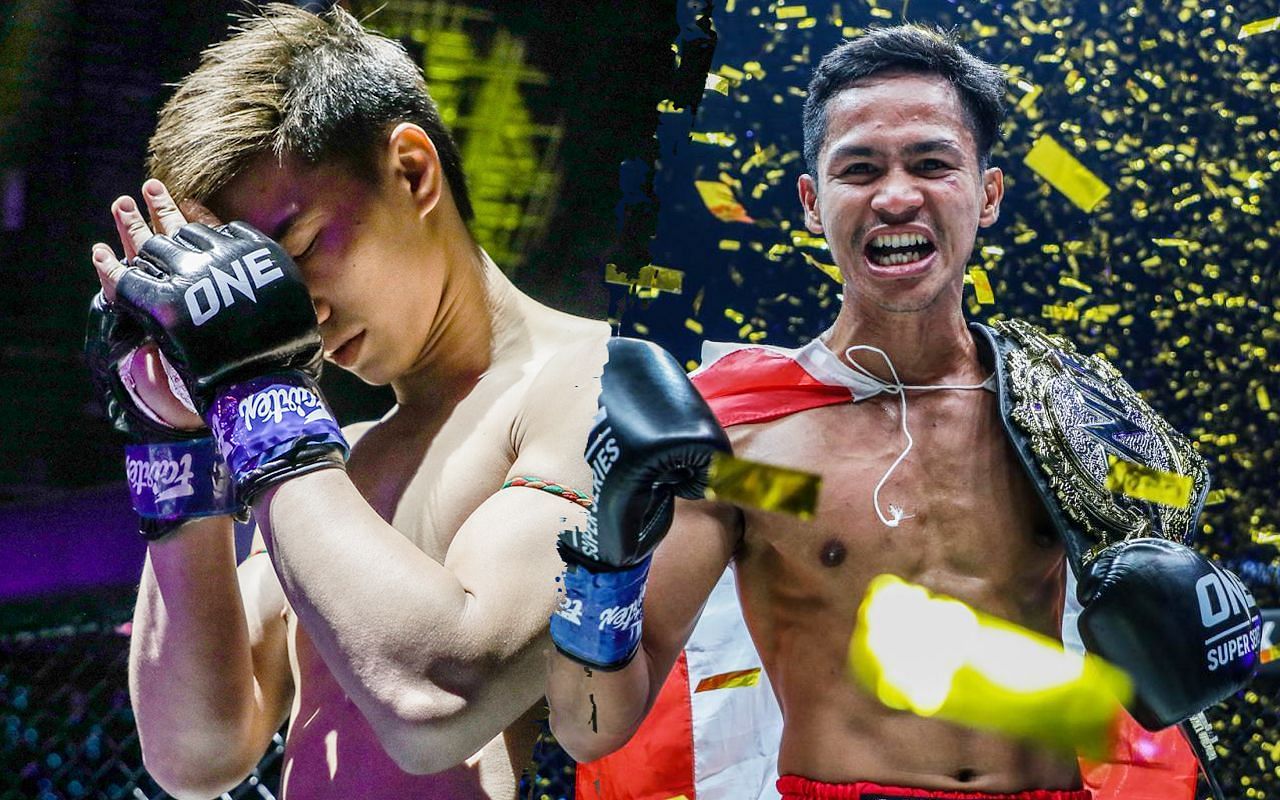 (left) Tawanchai PK. Saenchai and (right) Superbon Singha Mawynn [Credit: ONE Championship]