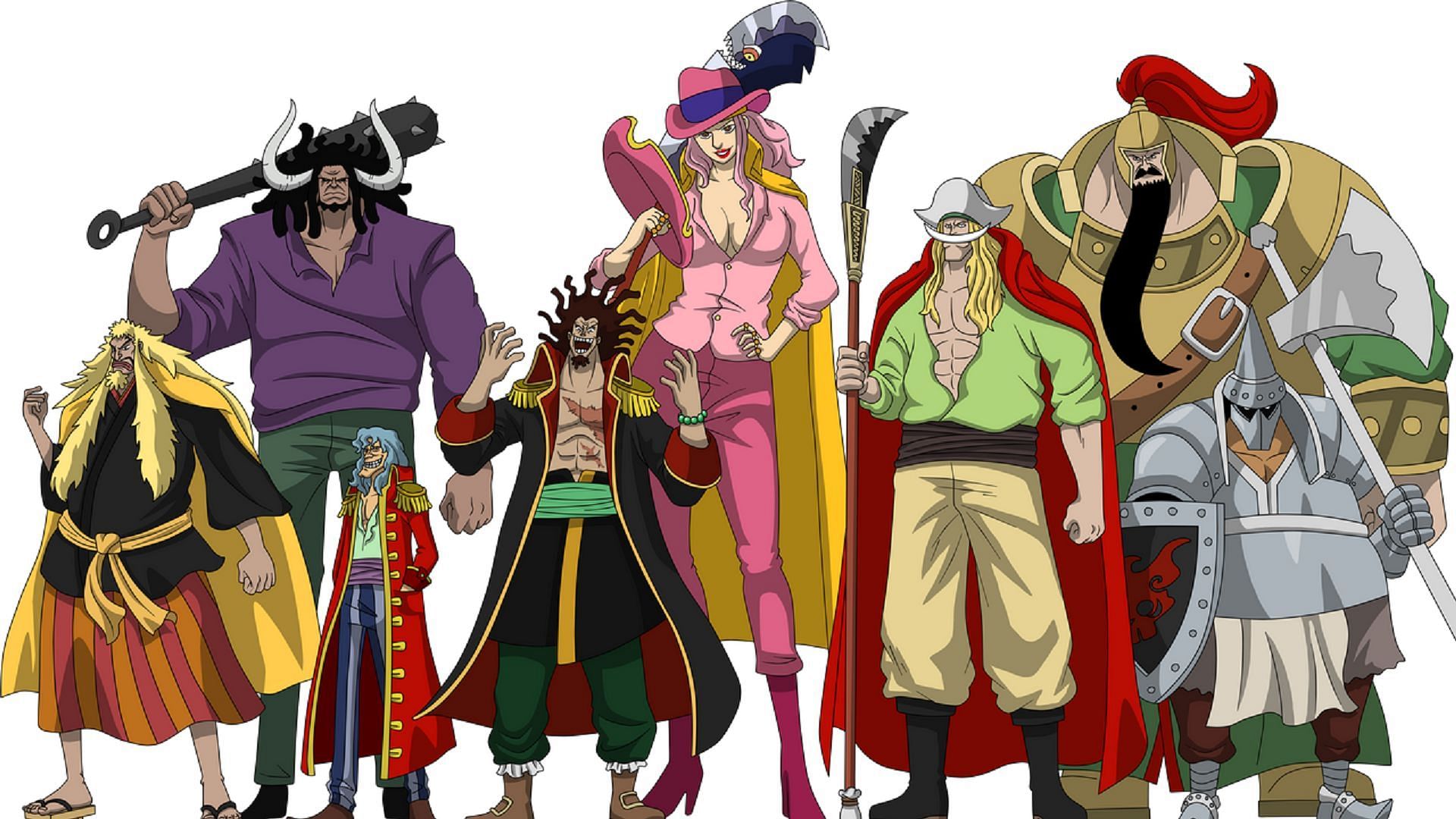 The Rocks Pirates (Image via Eiichiro Oda/Shueisha, One Piece)