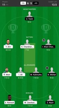 Colatta Chocolates vs JVC Stallions Fantasy suggestion #2