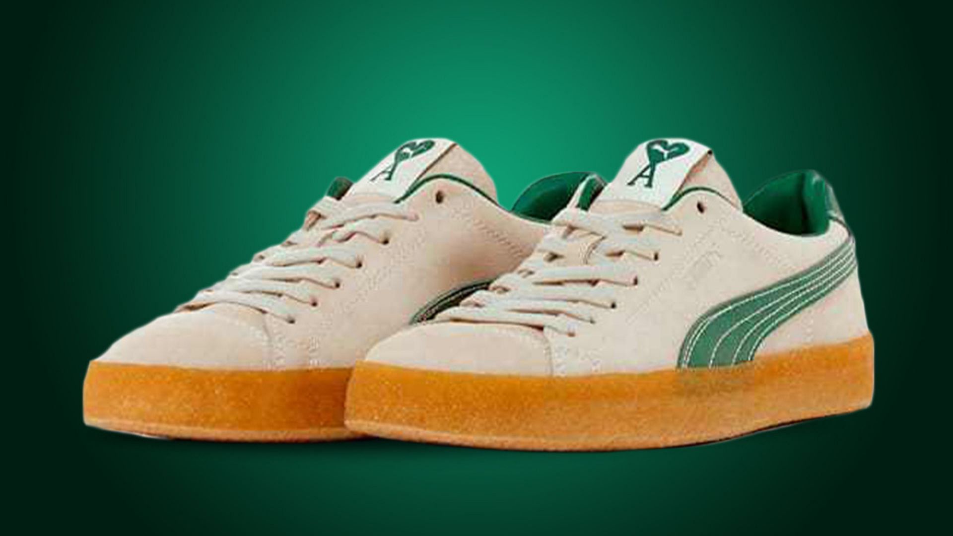 PUMA x AMI Suede Crepe basketball shoes (Image via Sole Retriever)