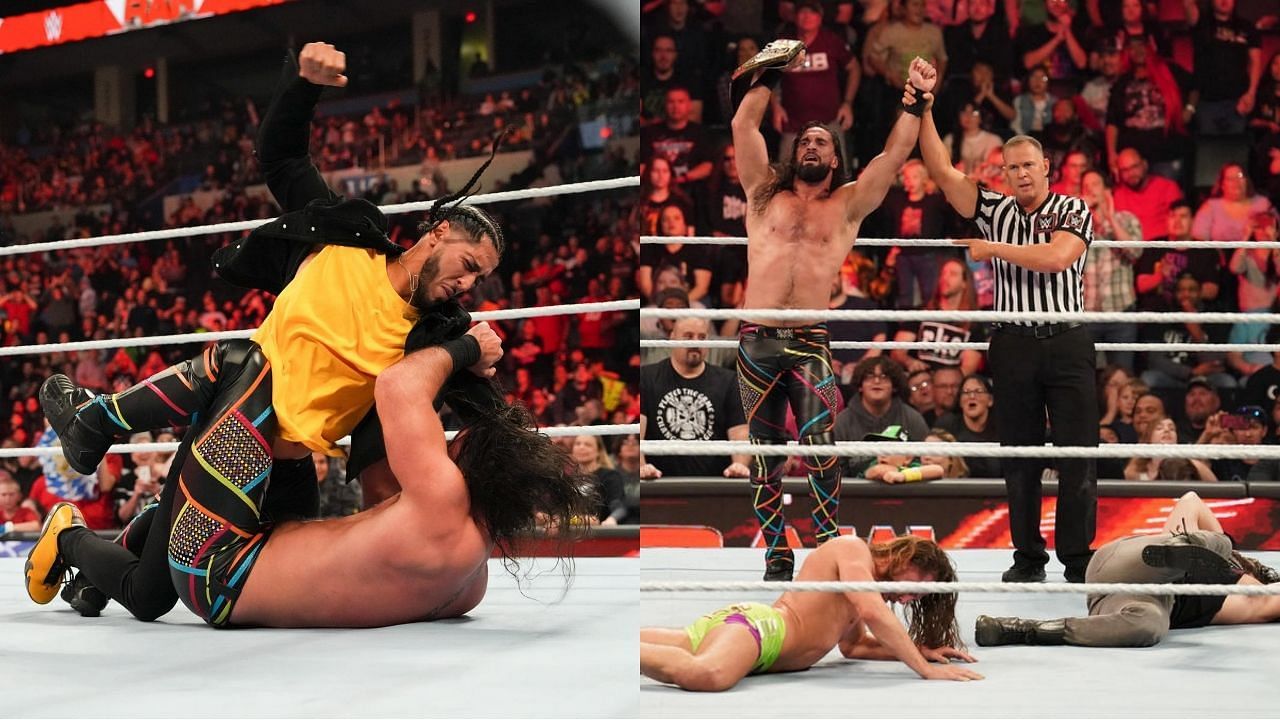 WWE Raw के मेन इवेंट में यूएस चैंपियनशिप डिफेंड की गई 
