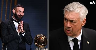 "Like fine wine, he gets better over time" - Real Madrid manager Carlo Ancelotti reacts to Karim Benzema winning 2022 Ballon d'Or