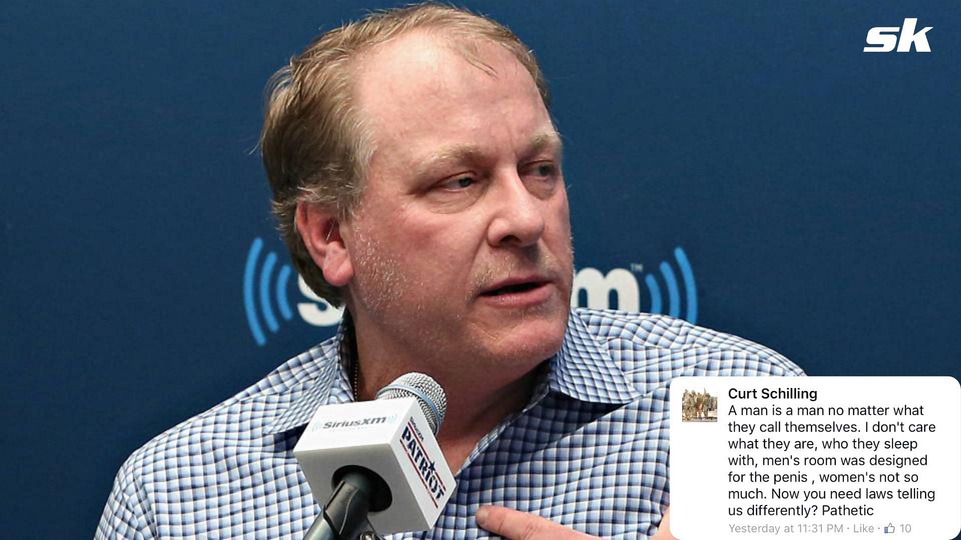 Curt Schilling makes controversial comments about transgender people