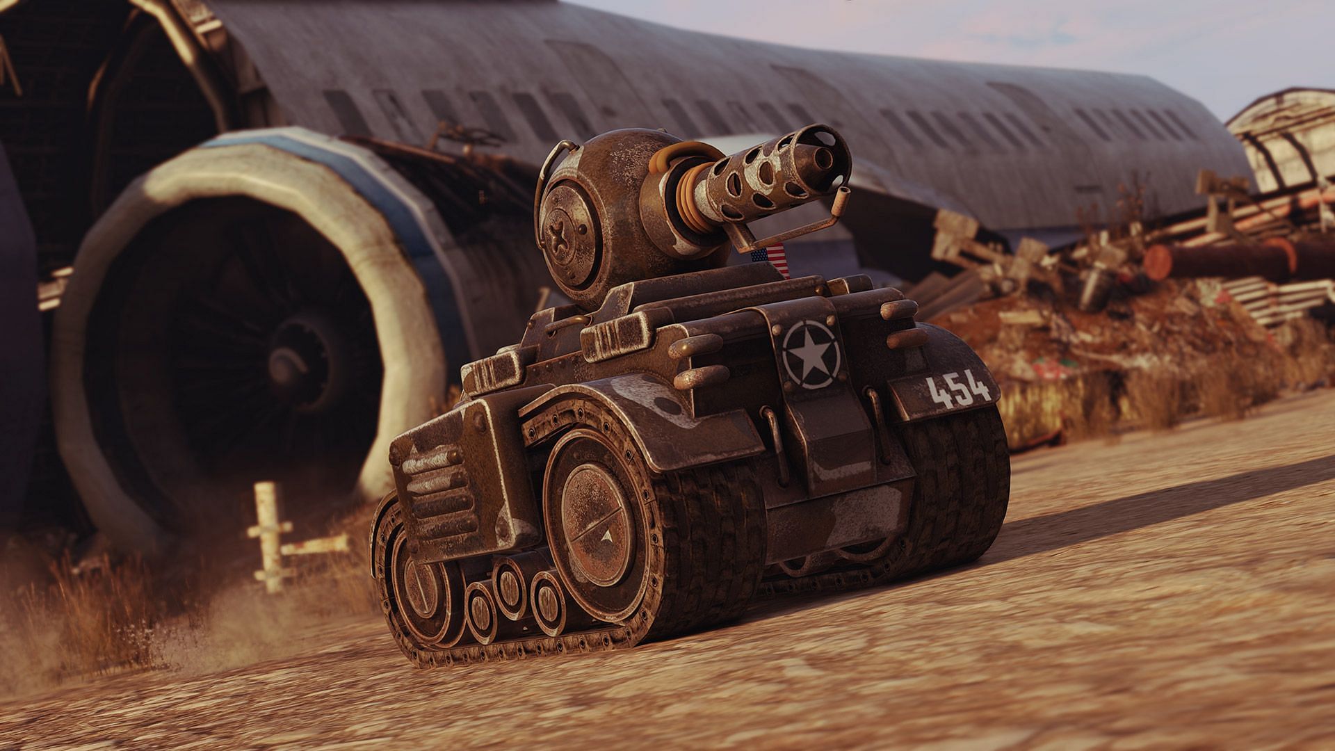 The Invade and Persuade Tank (Image via Rockstar Games)
