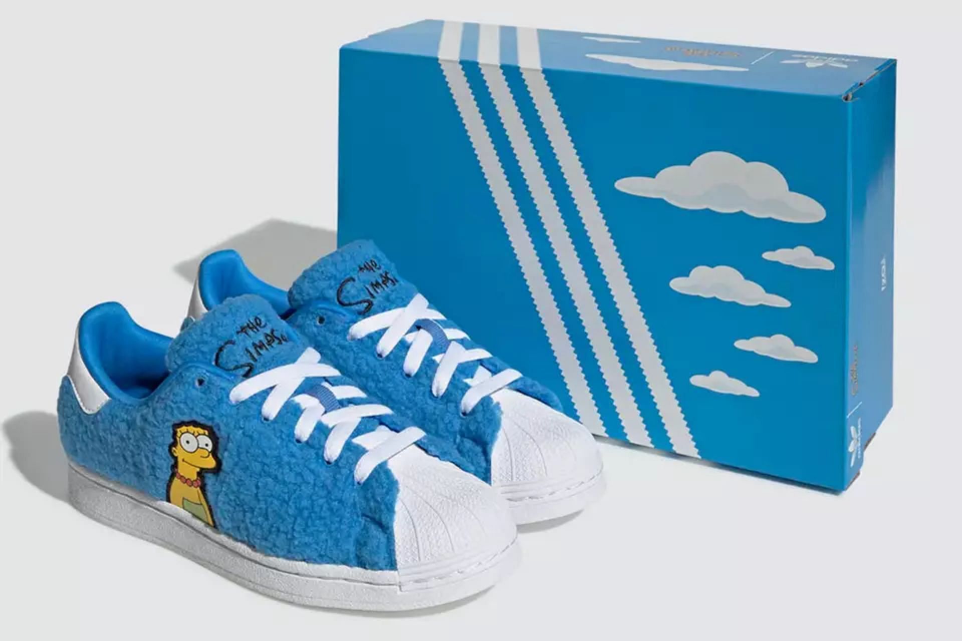 The Simpsons x Adidas Superstar sneakers (Image via Adidas)
