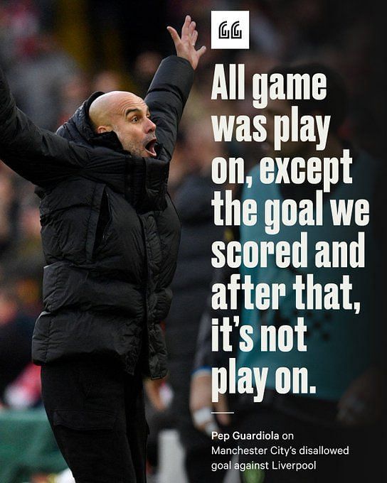 "This Is Anfield" - Pep Guardiola Offers Sarcastic Response When Asked ...