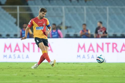 East Bengal defender Ivan Gonzalez against his former club