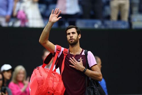 Karen Khachanov at the 2022 US Open.