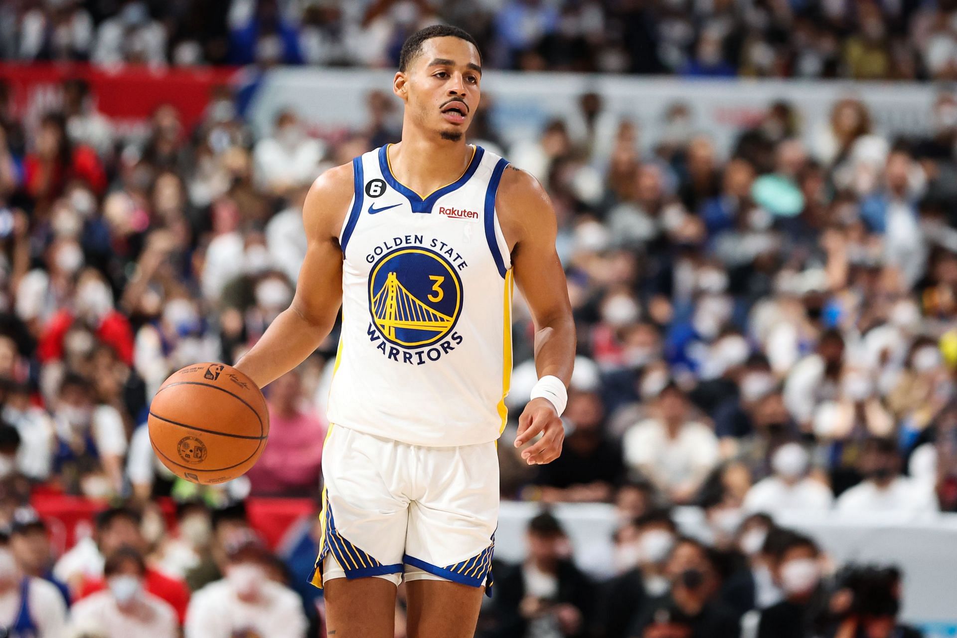 Jordan Poole of the Golden State Warriors