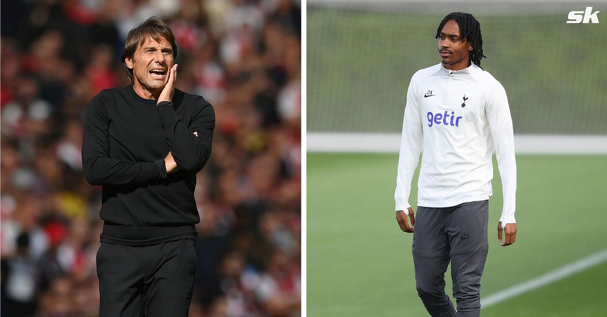 Tottenham Hotspur manager Antonio Conte reacts to Djed Spence controversy