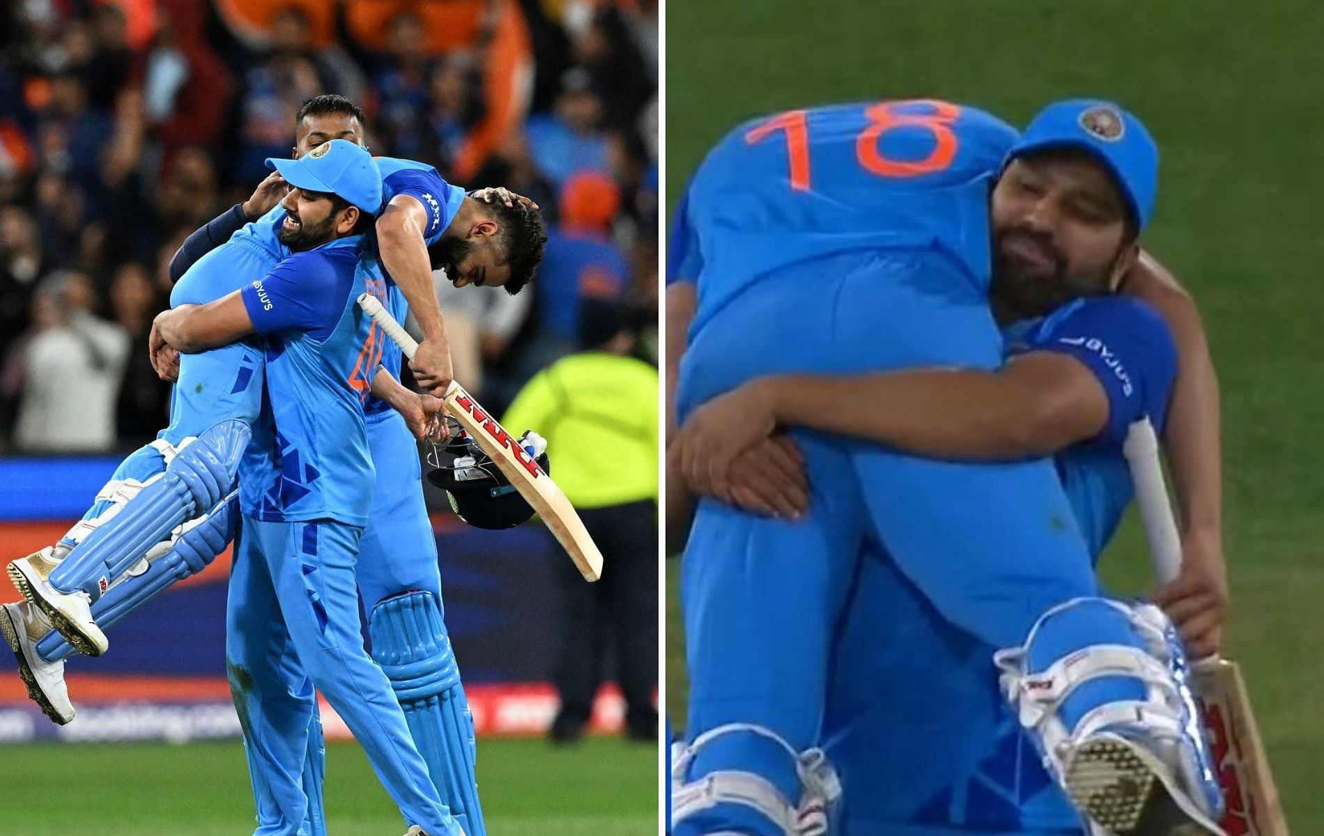 IND vs PAK 2022: [Watch] Overjoyed Rohit Sharma lifts Virat Kohli as India secure thrilling last-ball win over Pakistan