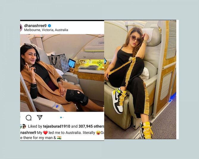 T20 World Cup 2022: Yuzvendra Chahal's wife Dhanashree takes a hilarious dig at Urvashi Rautela through her Instagram post