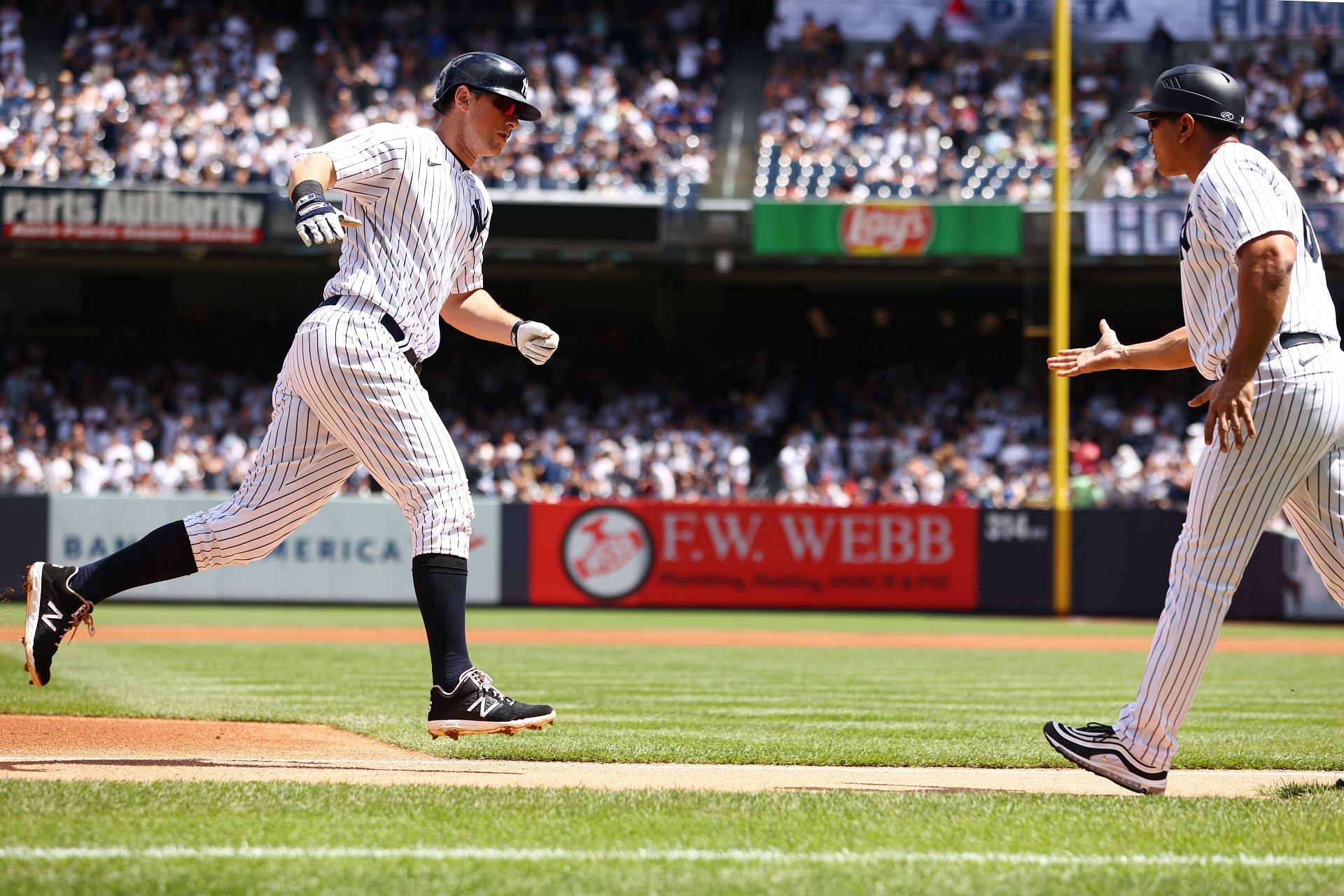 Giancarlo Stanton's LF strruggles not a concern for Yankees' Boone