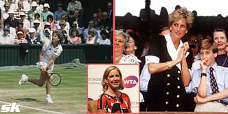 "She loved tennis and tennis players" - When Chris Evert reminisced about having tea with Princess Diana