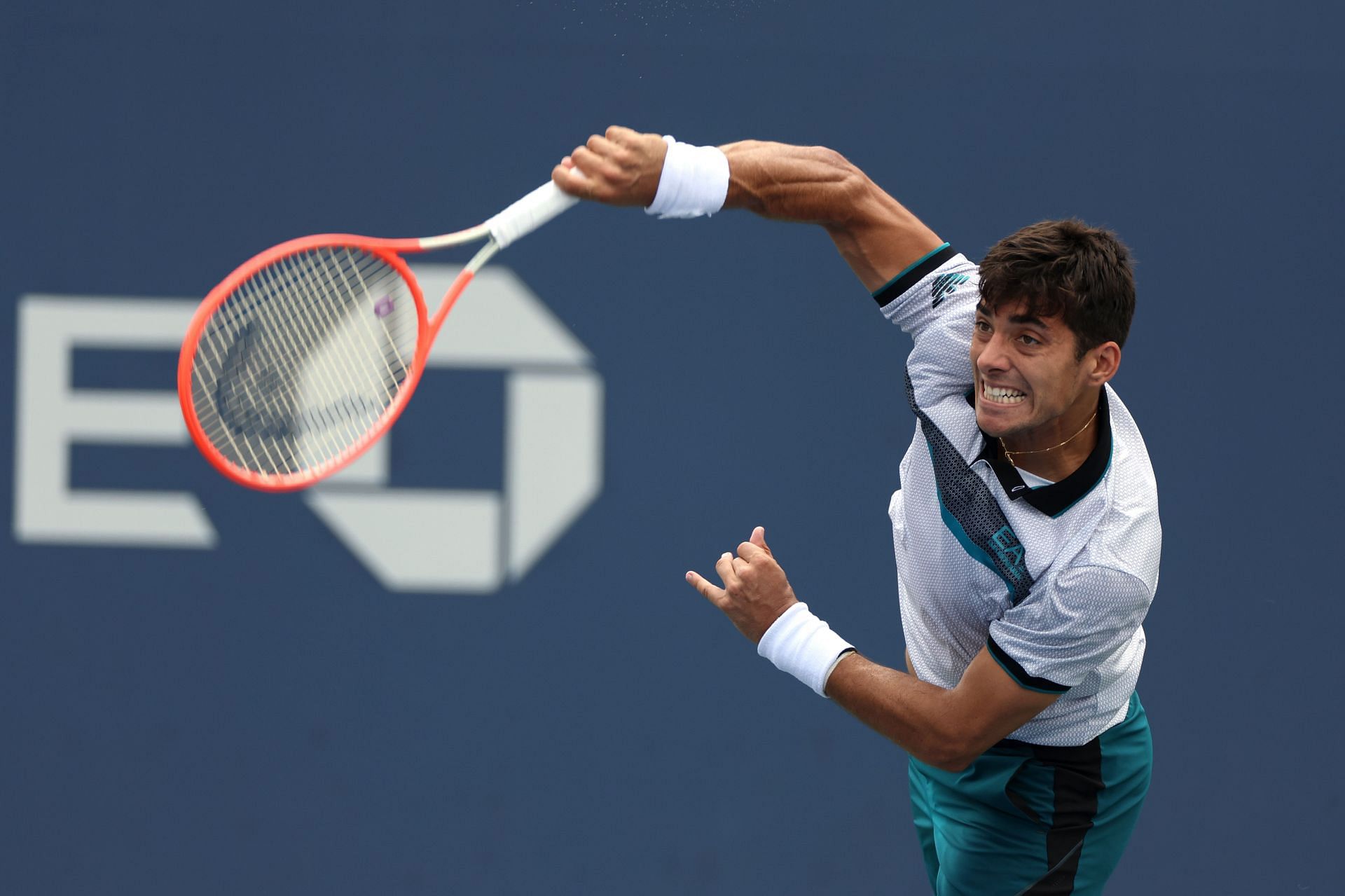 Cristian Garin reached the quarterfinals of Wimbledon this season