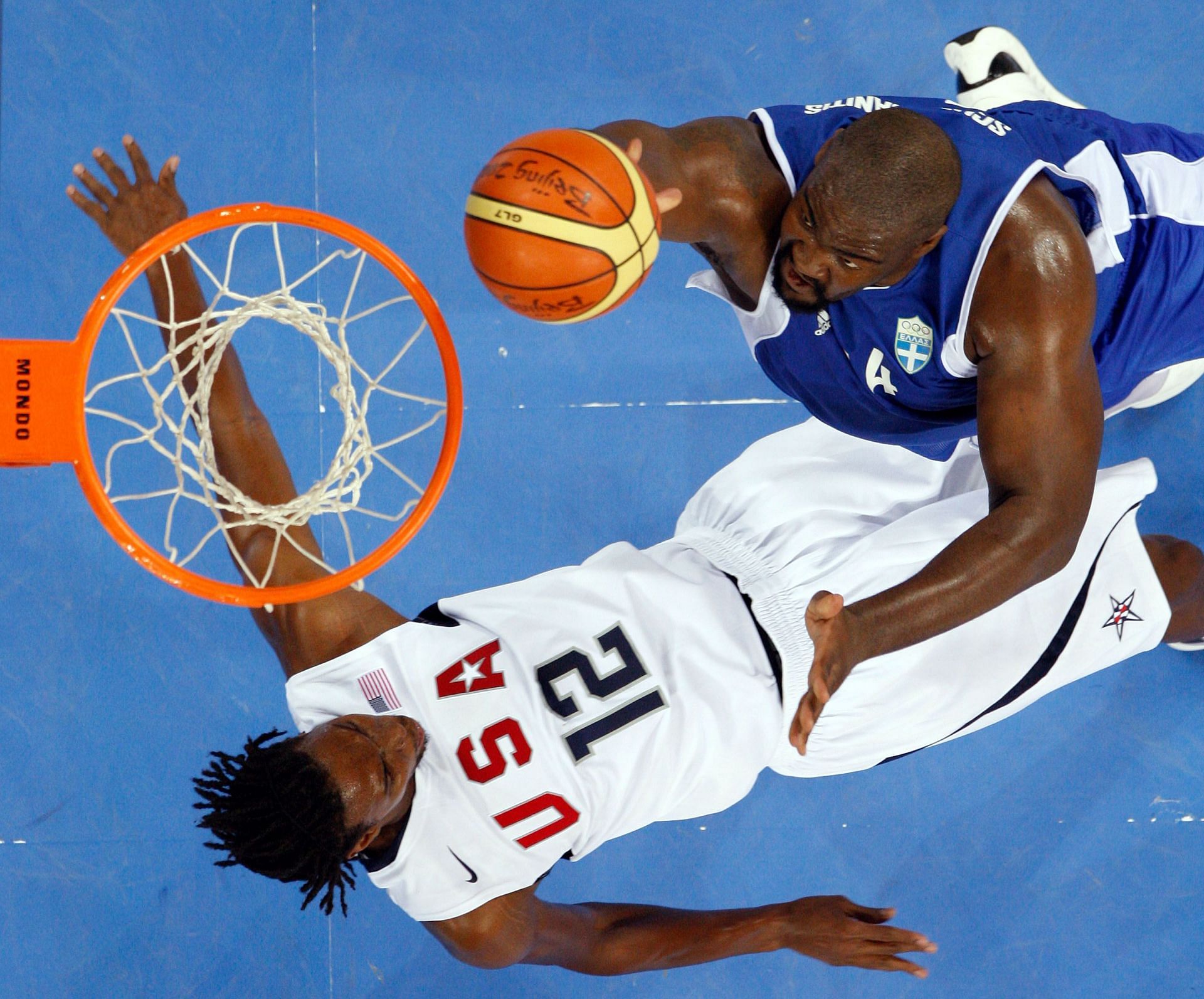 Baby Shaq scored 14 points against Team USA (Image via Getty Images)