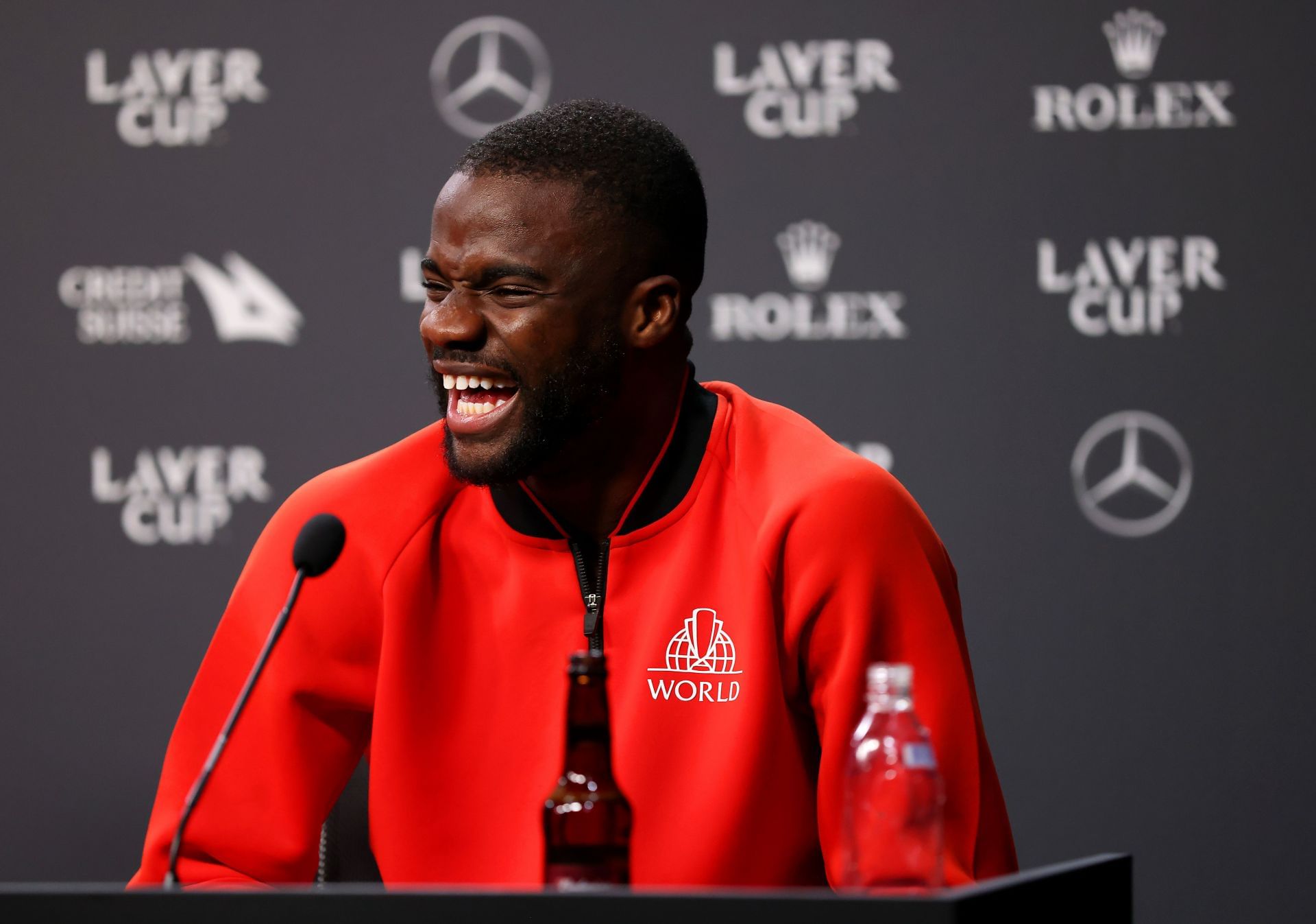 Frances Tiafoe at the 2022 Laver Cup.