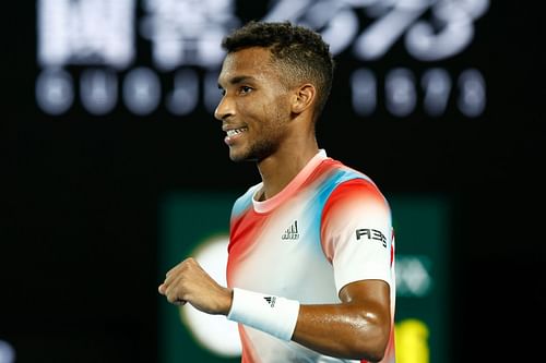 Felix Auger-Aliassime at the 2022 Australian Open.