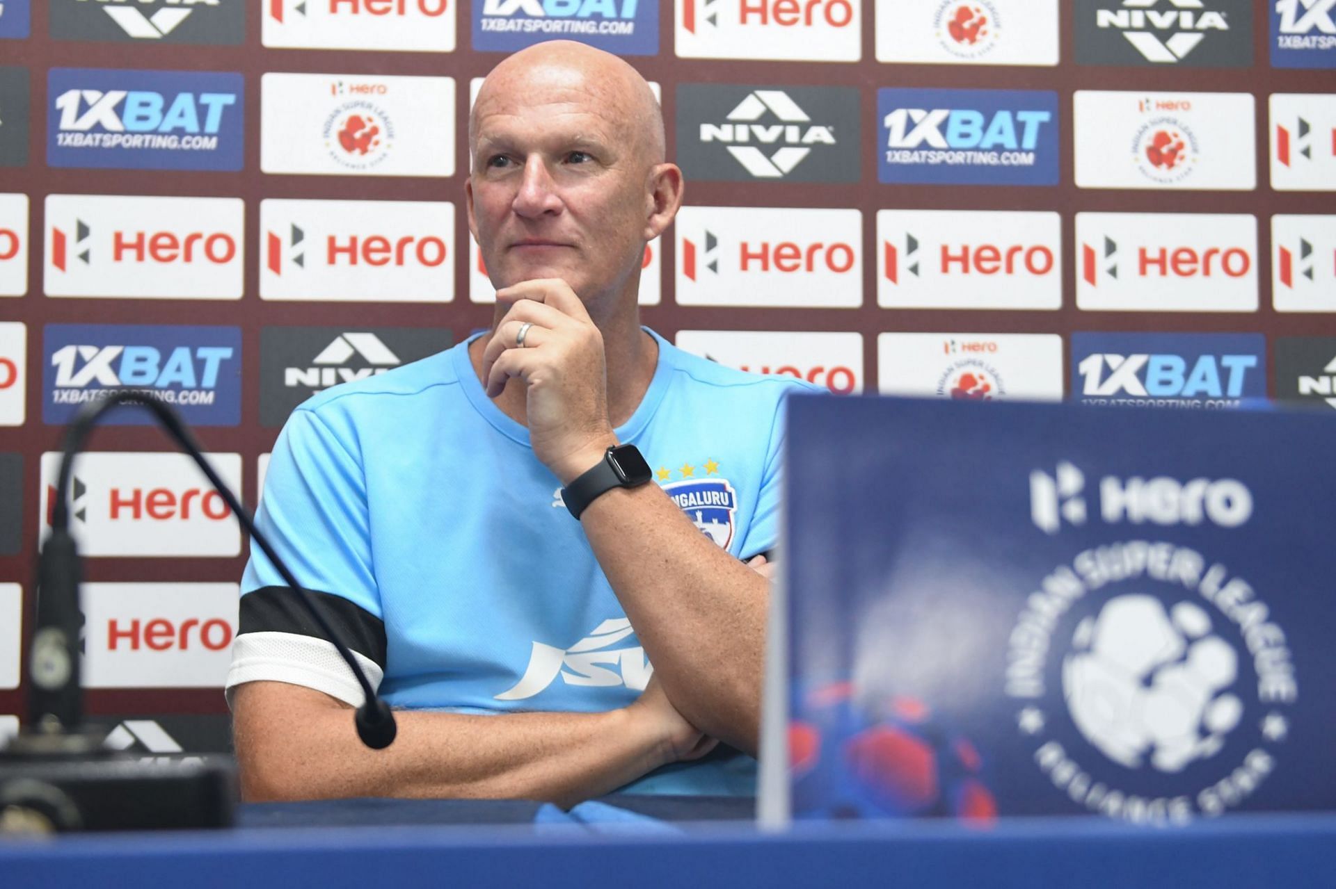 Bengaluru FC manager Simon Grayson wants his team to go out and enjoy the derby against Chennaiyin. (Image: BFC Media)