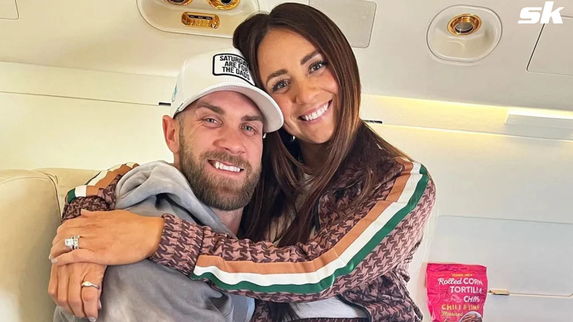 Bryce Harper's wife blasts 'classless' Washington Nationals fans for  heckling about their infant son