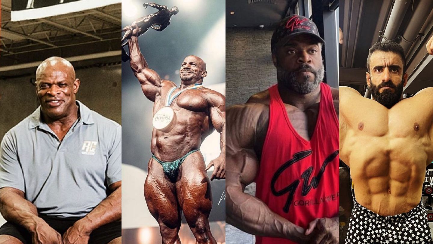 Ronnie Coleman Shares Predictions for 2022 Olympia (Image via Instagram @ronniecoleman8 @moriauphoto @hadi_choopan @brandon__curry)