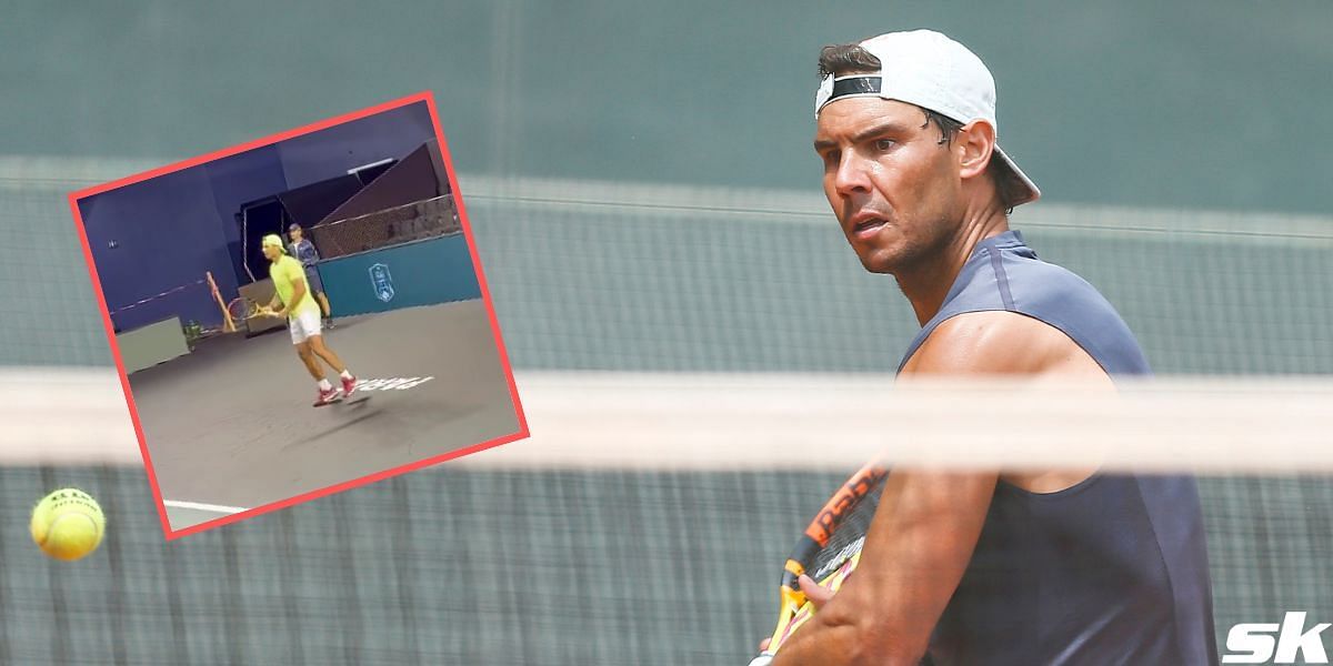 Rafael Nadal has begun training for the 2022 Paris Masters