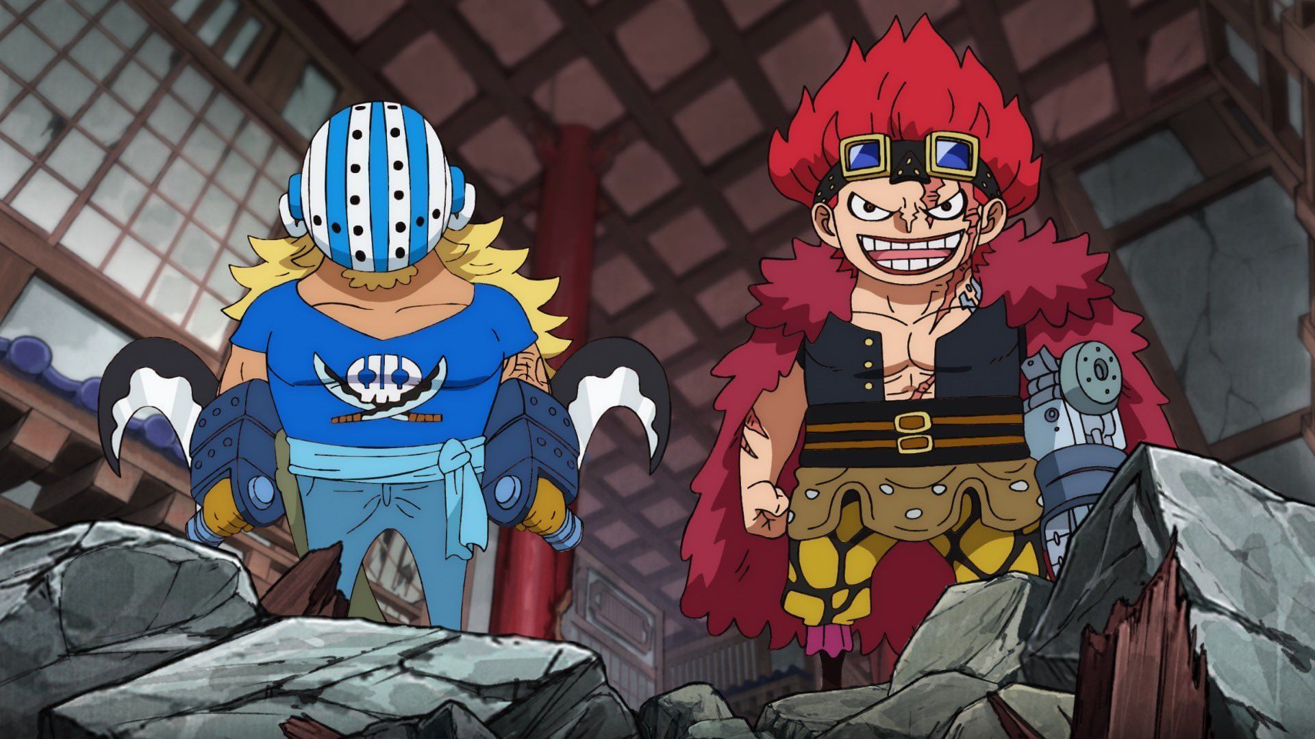 The smaller versions of Kid and Killer as seen in One Piece special episode 5 (Image via Toei Animation)