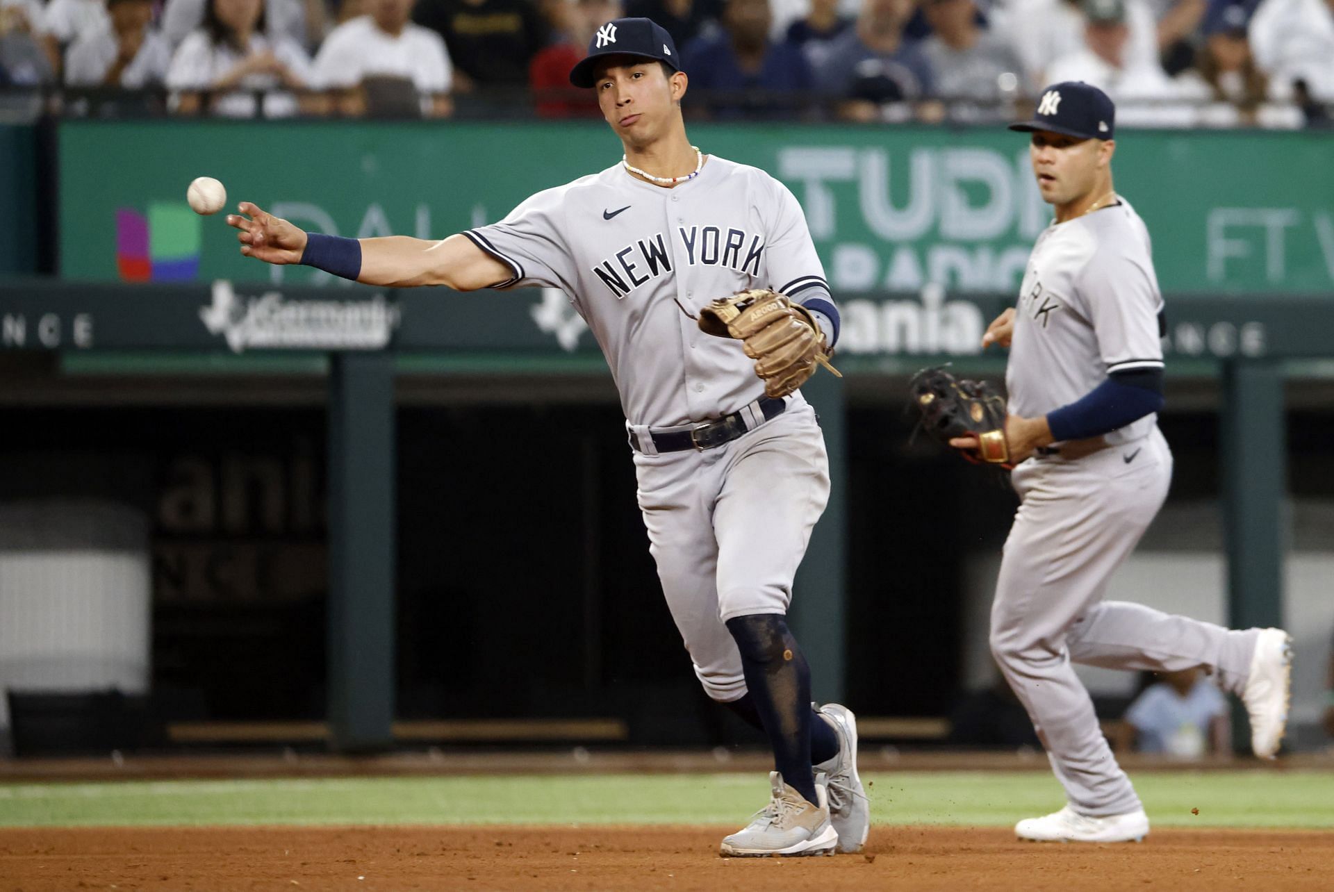 New York Yankees v Texas Rangers - Game One