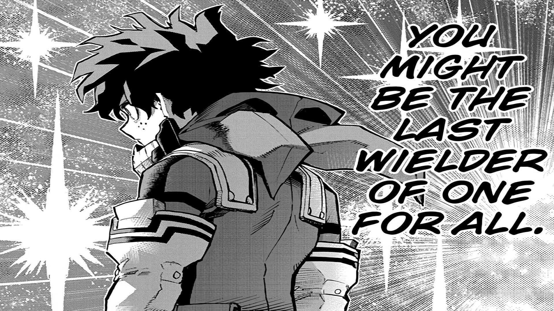 More proof that the Quirk was created for Deku (Image via Shueisha)