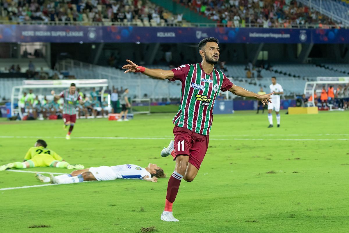 Manvir scored the first goal of the game (Image courtesy: ISL Media)