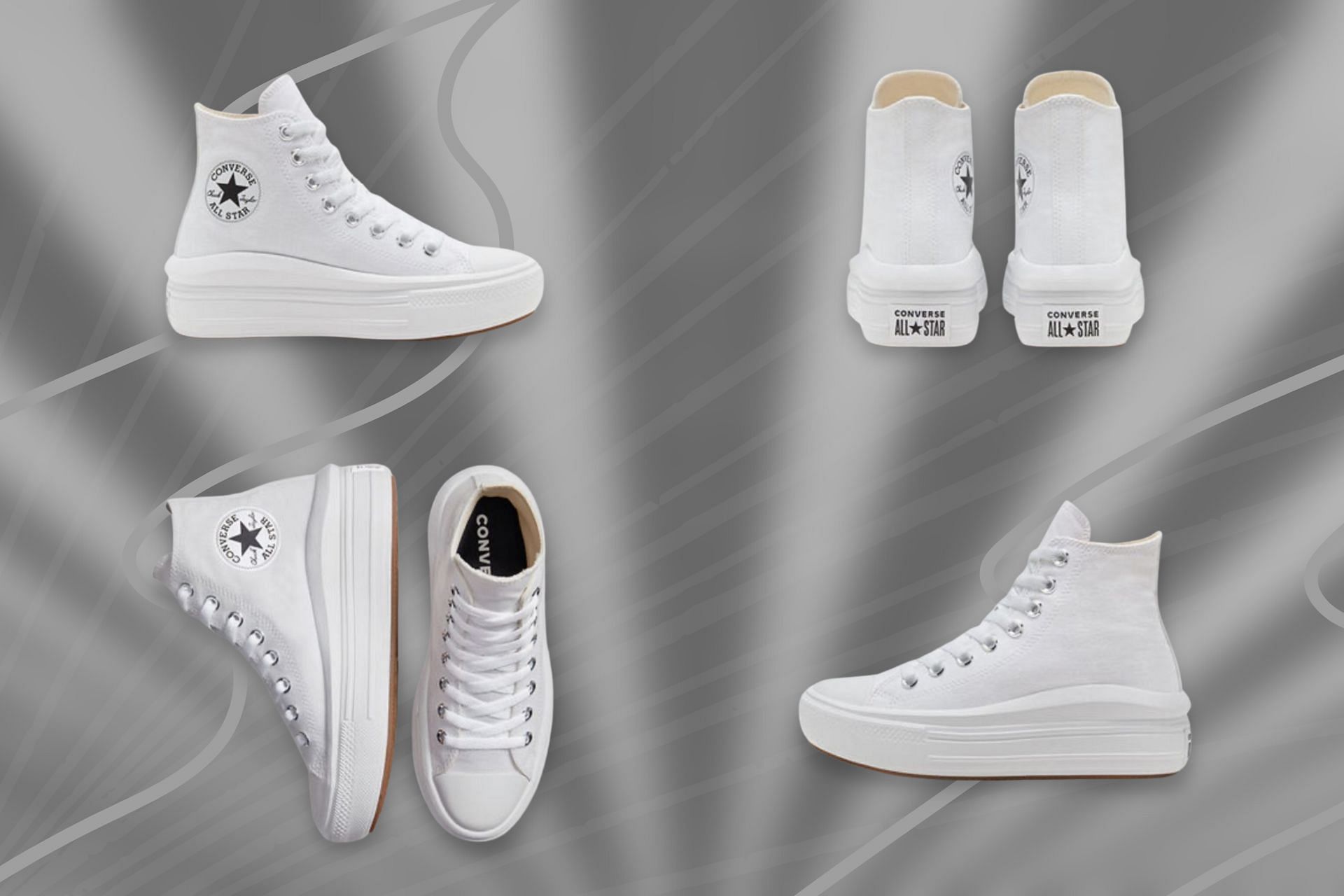 Take a closer look at the Chuck Taylor All-Star Move Platform shoes (Image via Sportskeeda)