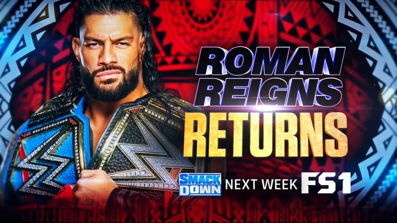 Roman Reigns and another champion advertised for next week's SmackDown