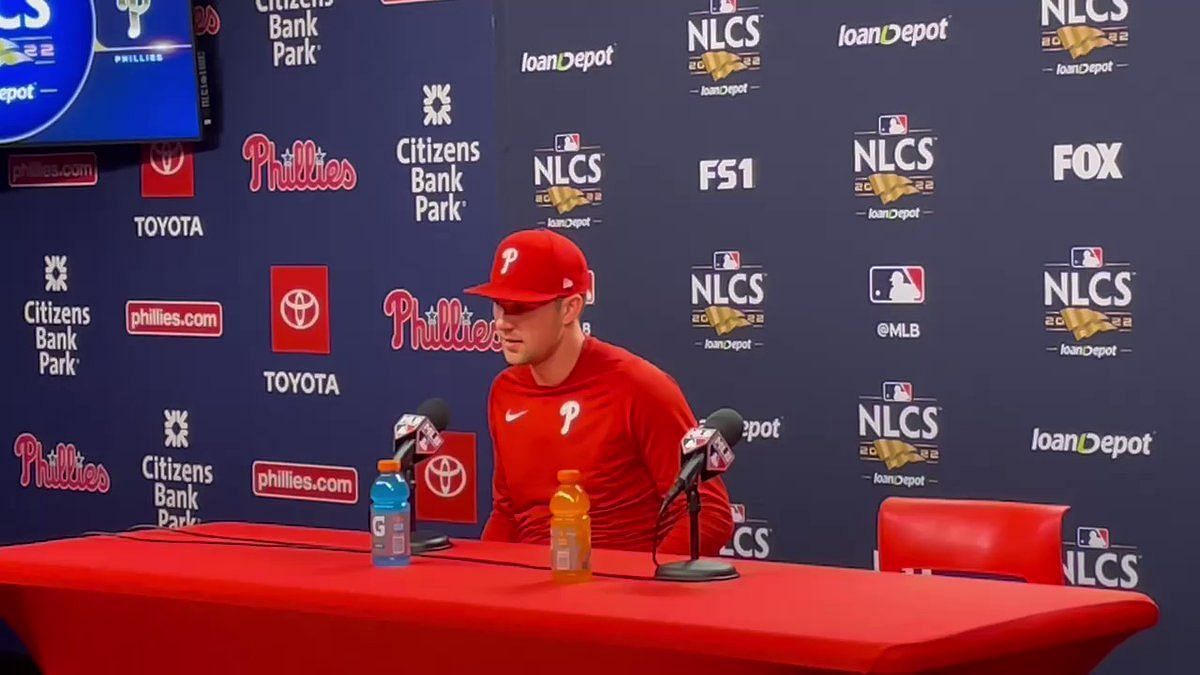 Rhys Hoskins: “You can't write it betterI can't imagine what tomorrow is  going to be like”