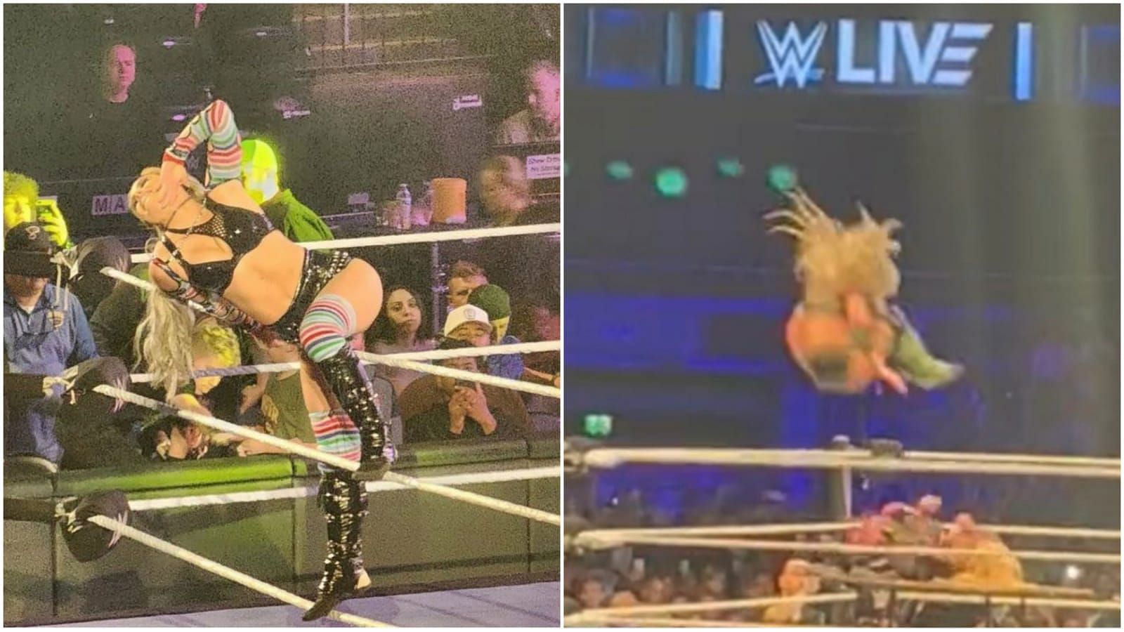Liv Morgan was in action at WWE live event in Glasgow, Scotland