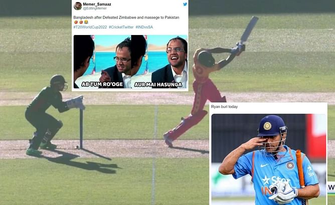T20 World Cup 2022: Top 10 funny memes after Bangladesh defeat Zimbabwe in a cliffhanger