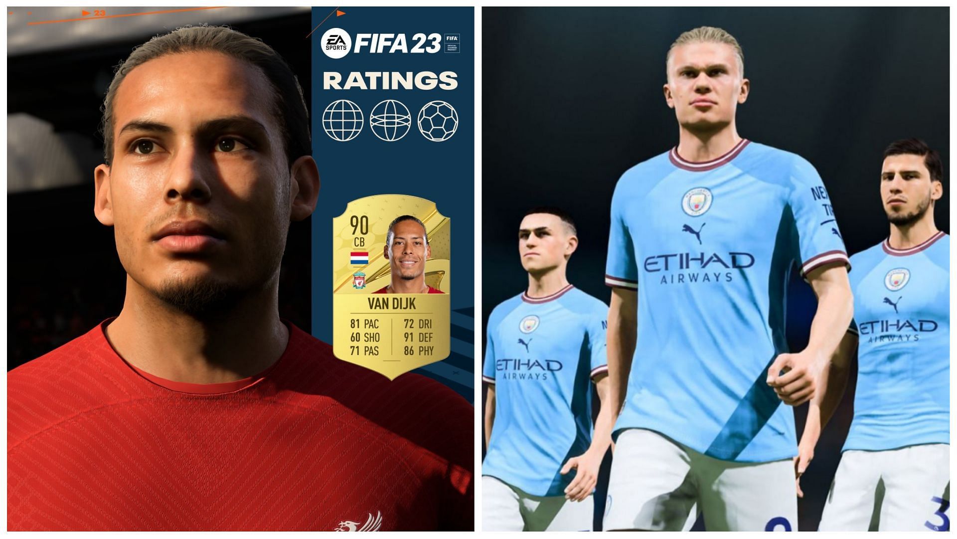 Players with the lengthy acceleration type are overpowered in FIFA 23 (Images via EA Sports)