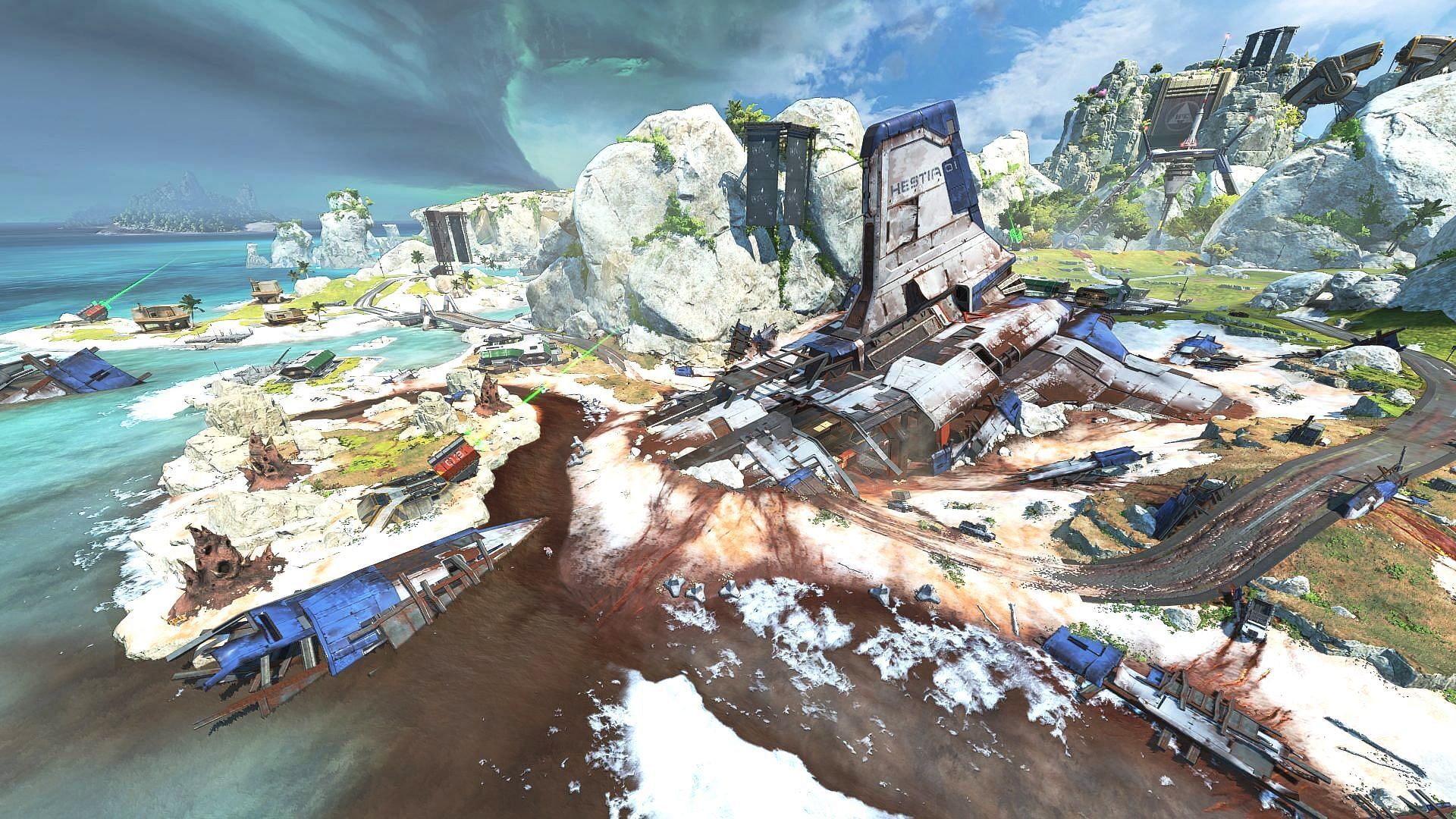 The Ship Fall location in Apex Legends (Image via EA)