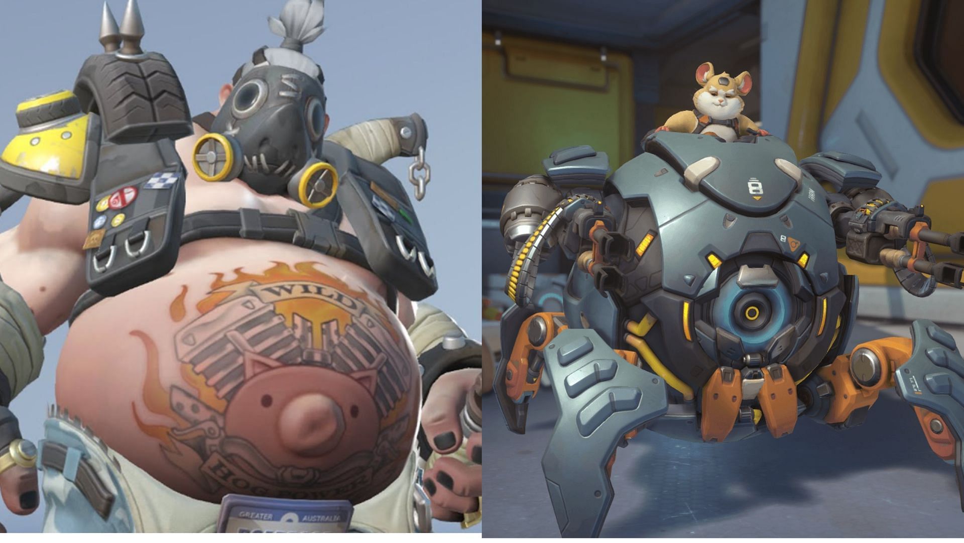 Best of Roadhog and Wrecking ball Team comp in Overwatch 2 (Image via Blizzard Entertainment)