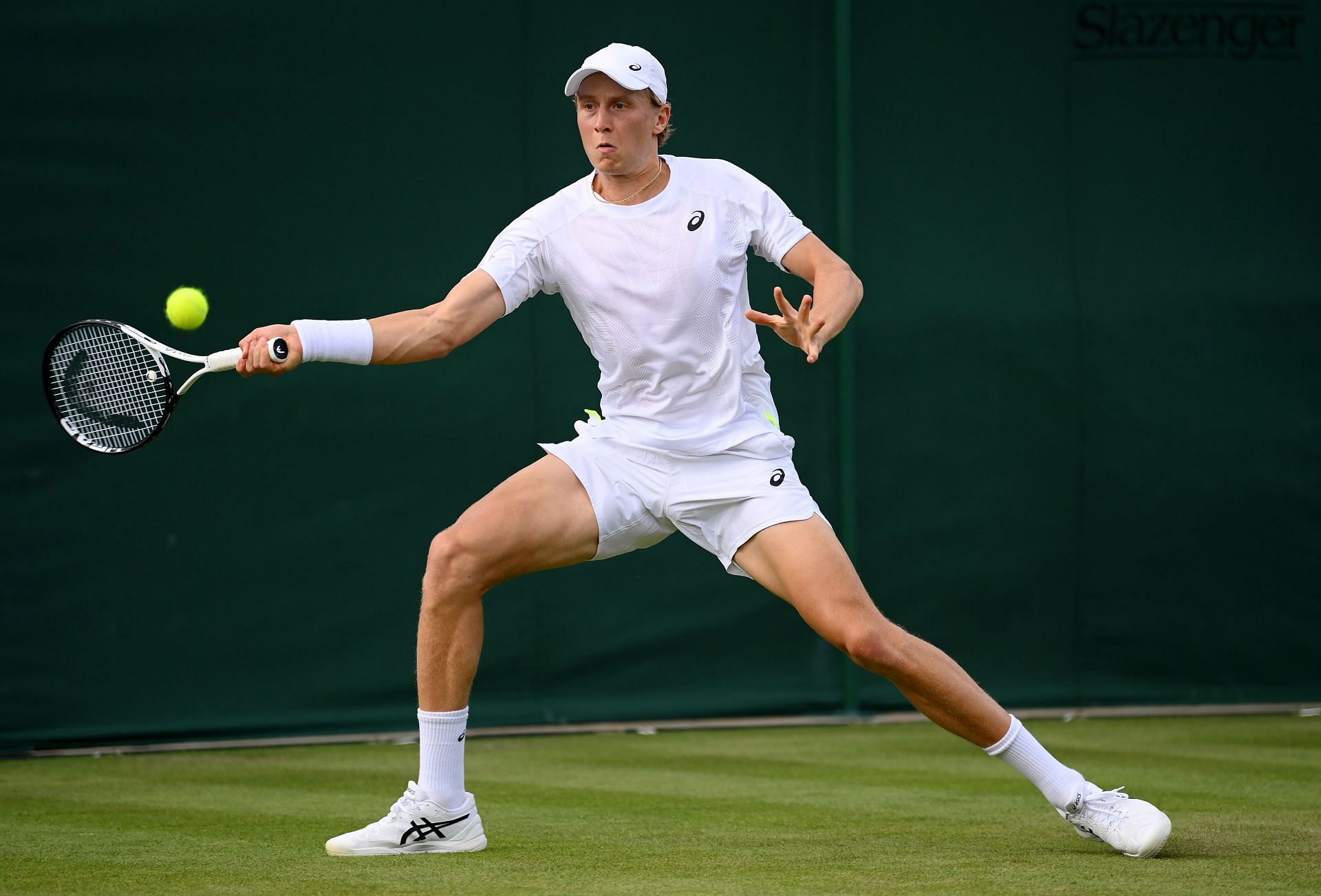 Emil Ruusuvuori at the 2022 Wimbledon Championships.