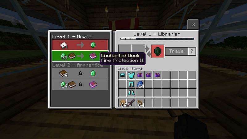 How to Get Protection in Minecraft by trading