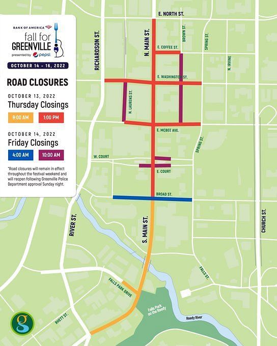 Fall for Greenville 2022 Dates, timings, parking, food, and everything